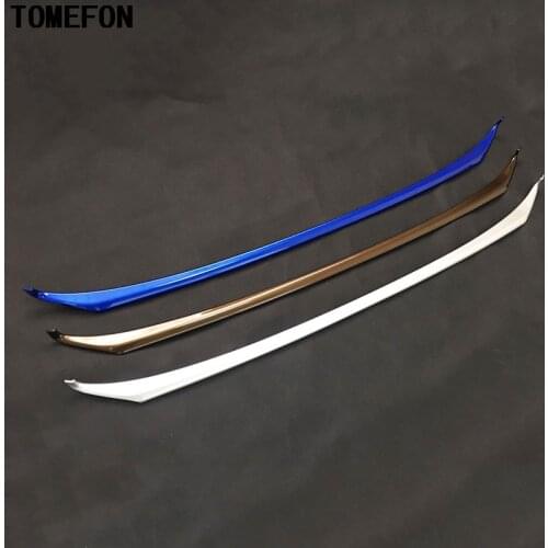 For Toyota Sienta 2016 2017 Second Generation XP170 Front Bumper Cover Decoration Trim Bull bar Warning ABS Chromium 3pcs