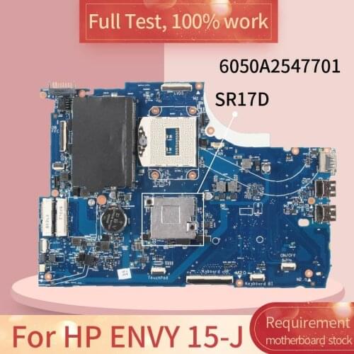 720565-601 For HP ENVY 15-J 6050A2547701 720565-501 SR17D HM87 DDR3 Notebook motherboard Mainboard full test 100% work
