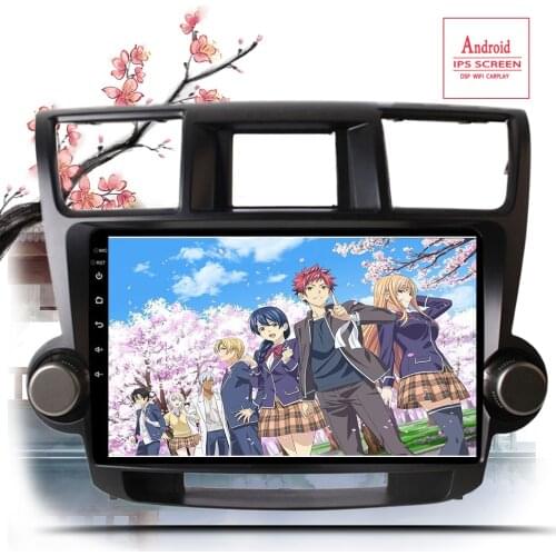10.1'' IPS Android 10.0 Car Multimedia Player AutoRadio For Toyota Highlander 2008-2012 Stereo GPS Navigation 4G BT Head Unit