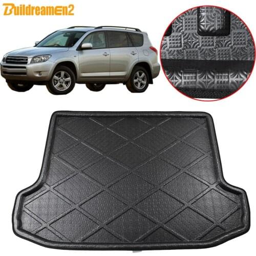 Buildreamen2 For Toyota RAV4 XA30 5 Seat Car Trunk Mat Floor Cargo Carpet Tray Boot Liner Pad 2006 2007 2008 2009 2010 2011 2012