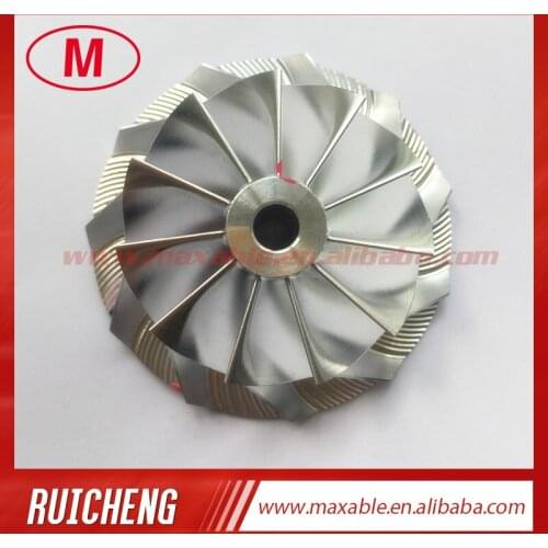 CT10V 17291-0L020 36.02/50.96mm 11+0 blades turbo billet/milling/aluminum 2618 compressor wheel for 17201-0L020/30080