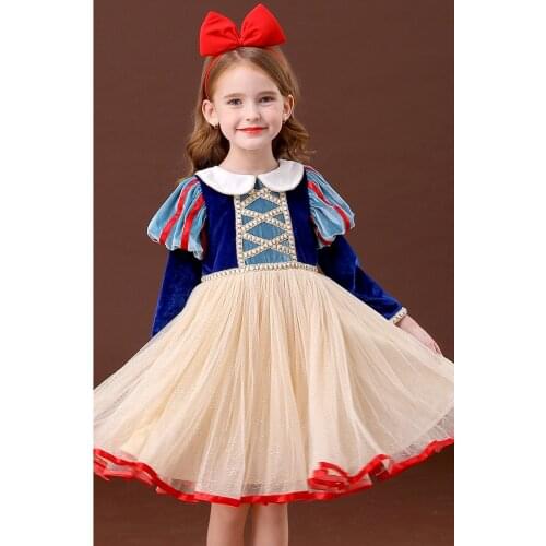 Little Kids First Communion Cartoon Princess Ball Gown Treasure Blue Flower Girl dresses