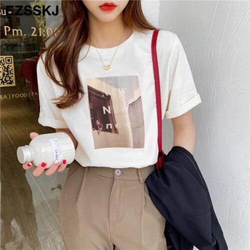 Женские футболки с принтом Ezsskj China At AliExpress