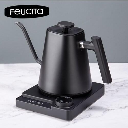 Felicita Electric coffee Kettle 110V/220v Variable Temperature Digital pot Instant Heating Temperature Control Kettle Pot 600ml