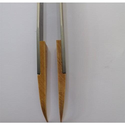 Watch maintenance tool bergeon6071 -7 tweezers with boxwood tips are used to hold fine movement parts Elbow tweezers