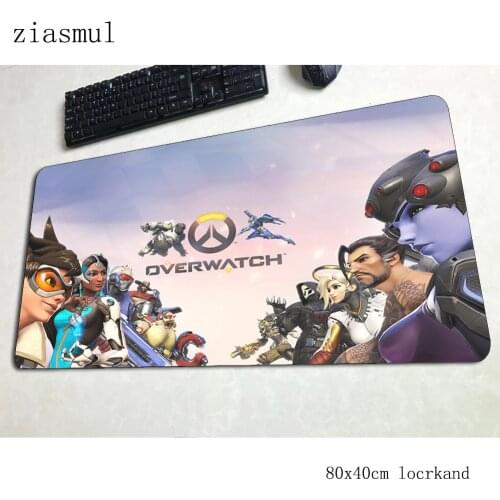 Overwatch mousepad 80x40cm cheapest Computer mouse mat gamer gamepad pc HD print gaming mousemat desk pad office padmouse