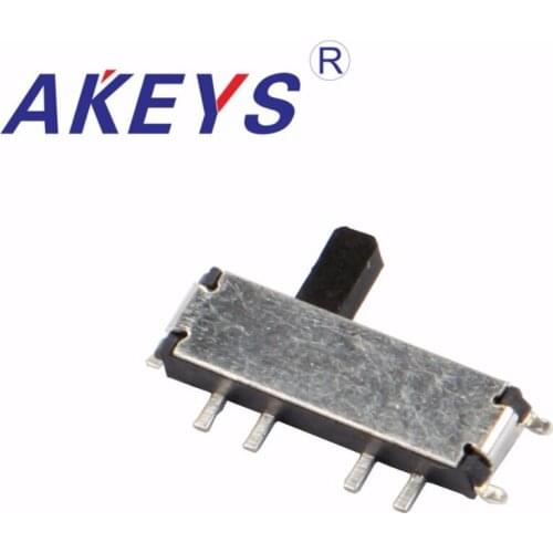 100PCS MSKT-13C01 MINI slide switch 1P3T SMT SMD 8pin mini toggle switches Handle high 2.5mm micro slide switches with fixed pin