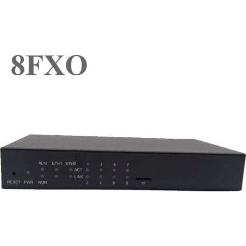 New arrive 8 FXO port voip gateway /analog SIP Voice VOIP FXS FXO gateway