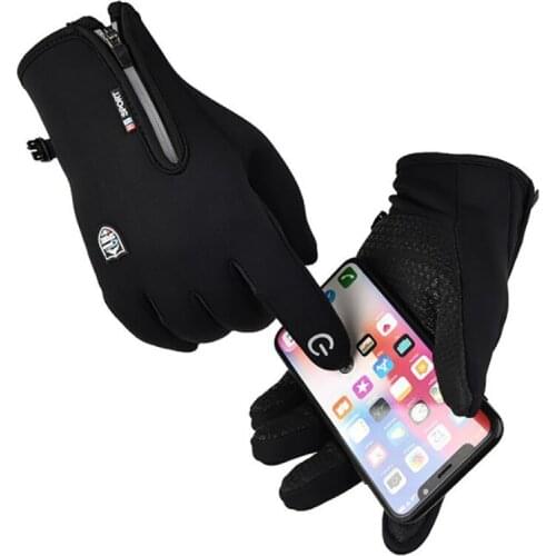 Unisex Touchscreen Winter Thermal Gloves Cycling Bike Ski Gloves Outdoor Camping Hiking Bicycle Gloves Sports Full Finger Gloves