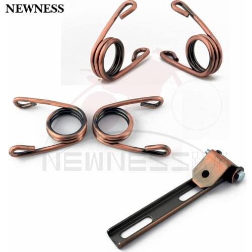 Bronze 2" Motorcycle Solo Seat Spring Driver Seat Spring Hardware Bracket Mount For Harley Sportster 883 Bobber Chopper Custom