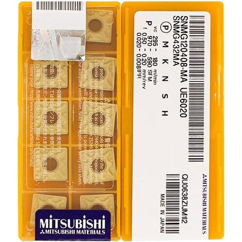 SNMG120408-MA UE6020 100% Original carbide insert with the best quality 10pcs/lot free shipping