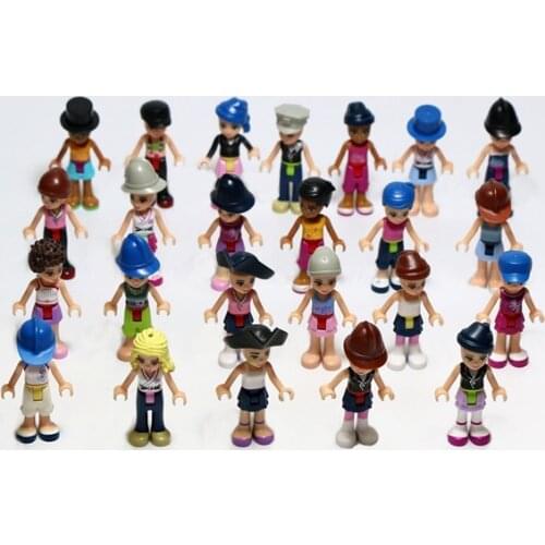 Compatible Princess Girl Figures Olivia Kate Dancet Andrea Building Block Mini Doll Model Friends Children Gift Toys