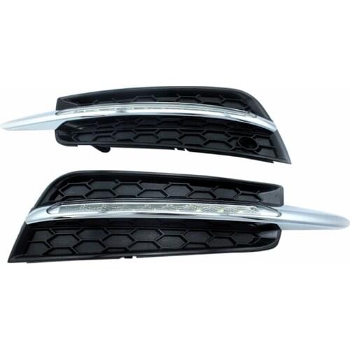 SELYNDE Car LED Daytime Running Light For Chevrolet Cruze (2009-2012) With Turn Signal Dimmed Light Function 12V DC 9LED DRL DRL