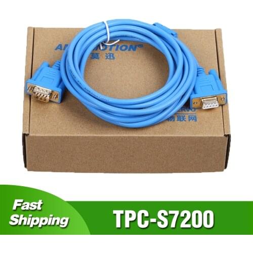 TPC-S7200 TPC-S7-200 for MCGS TPC Touch Panel Connect S7-200 PLC Programming Cable Gold-Plated Magnetic Ring