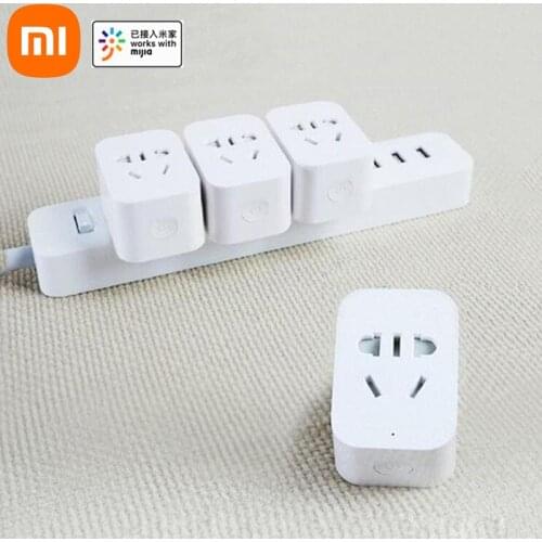 Xiaomi Mi Mijia Smart Socket Plug Bluetooth gateway Not ZigBee version Wireless Switches Timer WiFi by Mi home Mijia APP