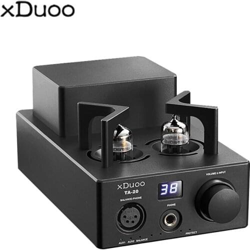 XDUOO TA-20 HIFI High Performance Balanced Classical 12Au7 Tube stereo audio headphone Amplifier with XLR AUX