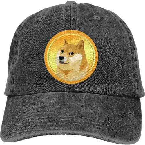 Funny Dog Meme Baseball Cap Men Dogecoin Funny Bitcoin Caps colors Women Summer Snapback Caps