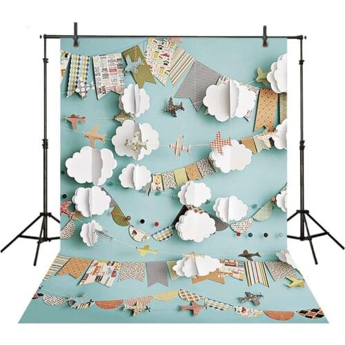TR 3D Birthday Party Backdrop for Photography 3x5 ft Vinyl Background for Boy Digital Printed Photo Studio Background Cloth foto