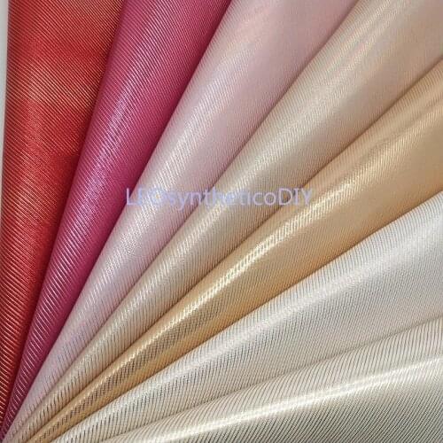 1PC 21X29CM Synthetic Letaher, Cuero Sintetico Embossed Stripes Leather For Making Bows Accessories LEOsyntheticoDIY T208