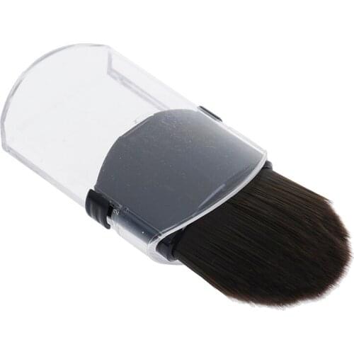1pcs Portable Travel Mini Telescopic Blusher Makeup Brush Soft Single Face Foundation Makeup Brush