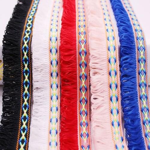 20yards/lot Ribbon tassel lace DIY accessories lace tassels trimming fringes for home furnish sewing clothes Curtains decoration