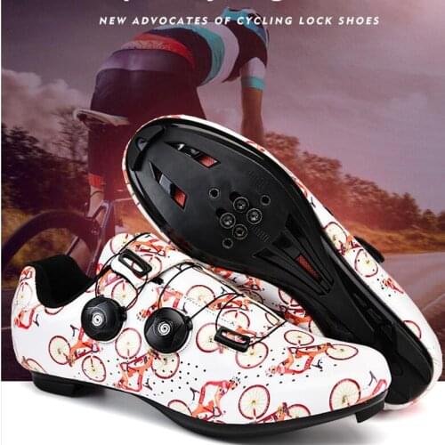2021Road Cycling Shoes Sapatilha Ciclismo Bike Locking Sneakers Mtb Bicycle Shoes Racing Sport Mountain Bicycle Sneakers