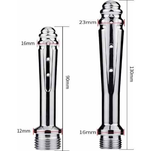 Aluminum Alloy Anal Clean for Women Vaginal Wash Anal Douche Shower Cleaning Enemator Enema Metal Anal Cleaner Butt Plugs