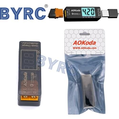 AOKoda Lipo to USB Power Converter QC3.0 Adapter Quick Charger for Smartphone Tablet PC High Quality