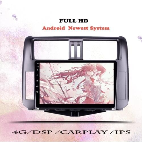 Android 10.0 Car Radio For Toyota LAND CRUISER PRADO 150 2010 2011 2012 13 Car Multimedia 2 Din Video Player Navigation GPS DVD