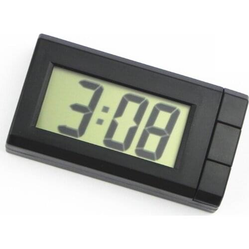 Car Automobile Digital Clock Mini Auto Watch Automotive Month Date stopwatch Decoration Ornament for Car Home BedroomCar Automob