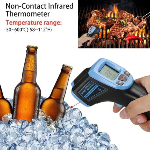 Digital Infrared Thermometer Hygrometer Weather Station Industry Pyrometer Temperature Meter Humidity Ambient Meter