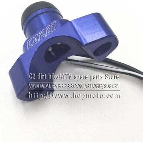 CNC BILLET UNIVERSAL ENGINE STOP START KILL SWITCH BUTTON For YZ85 YZ125 YZ250 YZ250F YZ450F WR250F WR450F Motorcycle Motocross