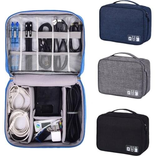 Travel accessories Packing Cubes Digital Charger Accessories Package USB Cable Organizer Gadget Computer data cable storage bag