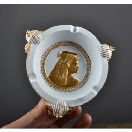 Ancient Egypt personalized hotel fashion ashtray bedroom living room decoration creative Pharaoh ashtray office decoration