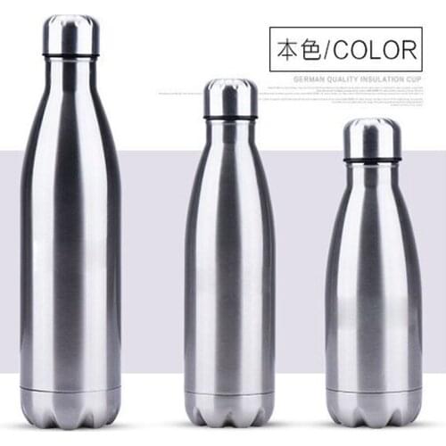 FSILE350/500/750/1000ml Double-wall Creative BPA free Water Bottle Stainless Steel Beer Tea Coffee Portable Sport Vacuum thermos
