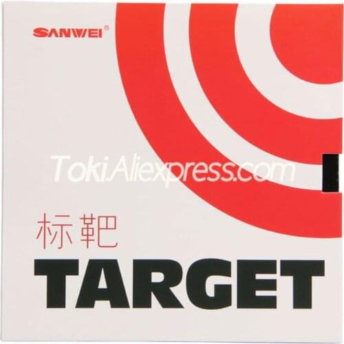 SANWEI TARGET Table Tennis Rubber (Sticky Offensive) SANWEI Ping Pong Sponge