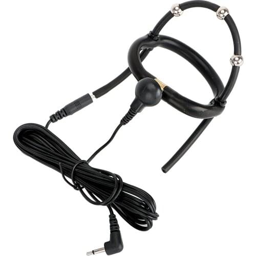 IKOKY Electro Shock Adult Product Stimulate Penis Glans Ring Silicone Sex Toys For Men Gay Electrical Conductive