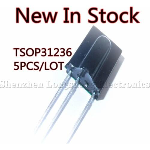 5PCS/LOT TSOP31236 DIP-3 Infrared receiver 36KHz infrared receiver