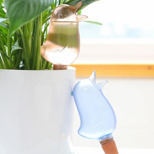 Garden Automatic Watering Tool Cute Birds Indoor Drip Irrigation Watering System Kit Potted Plant Waterers Spike For Houseplant