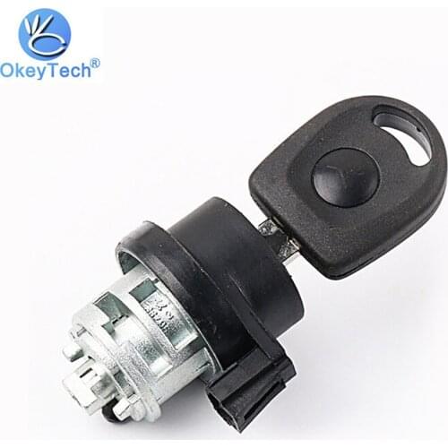 OkeyTech For Volkswagen VW SAGITAR Car Ignition Key Cylinder Lock Auto Modified Replacement Lock Latch Core Set With Key