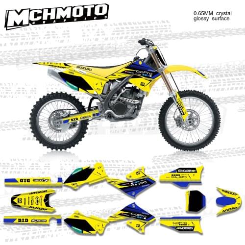MCHMFG Fairing Sticker for SUZUKI RMZ250 2004 2005 2006 Motocross Decals