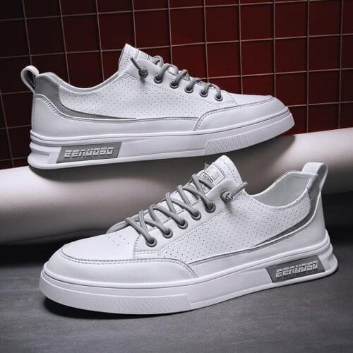 Mens Breathable Hollow Out Split Leather Loafers Moccasins Driving Shoes Comfortable Casual Shoes Lace Up Walking Shoes