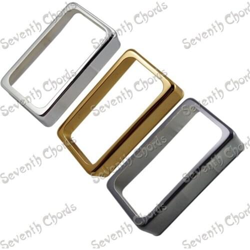 A Pair of Brass Electric Guitar Humbucker Pickup Covers Chrome Black Golden for choose guitar accessories