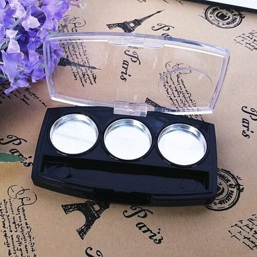 3G 3lattices plastic jar pot tin bottle EYE SHADOW CASE LIP GLOSS GEL CREAM BALM MAKE UP COSMETIC PACKING