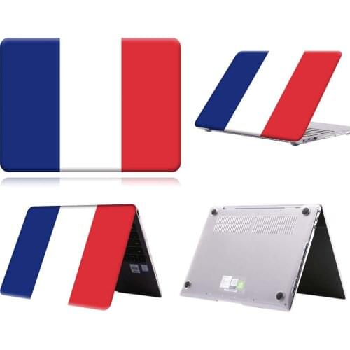 French Flag Pattern Anti-slip Laptop Case For MateBook 13/13 AMD Ryzen/14/D14/D15/X 2020/X Pro/Pro 16.1/Honor MagicBook 14/15