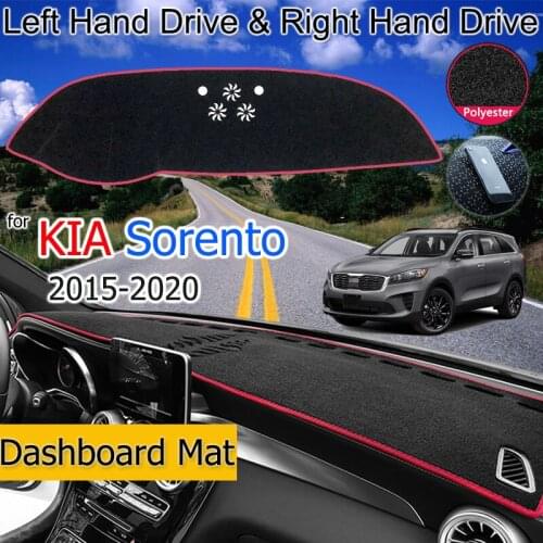 For KIA Sorento UM 2015-2020 Anti-Slip Mat Dashboard Cover Pad Sunshade Dashmat Carpet Accessories