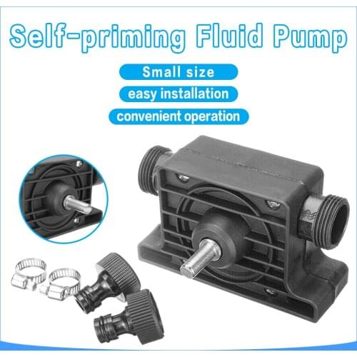 Self Priming Pump Home Garden Power Tools Portable Self-priming Oil Fluid Water Transfer Pump Electric Drilling Powered