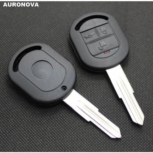 AURONOVA New Replace Original Key Shell for Buick Excelle HRV 2003 -2005 3 Buttons 433 Mhz Remote Car Key Case DIY
