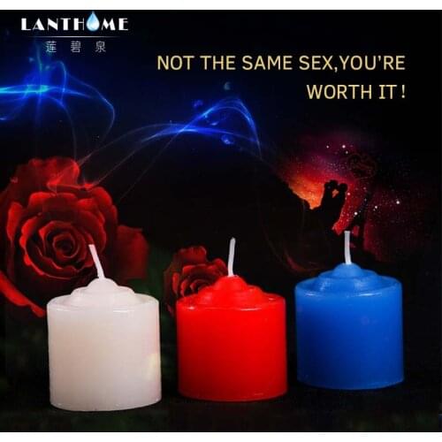 3PCS Low Temperature Candle Bdsm Sex Candle Drip Sex Bed Flirting Teasing Massage Candles Ehance Desire Erotic Games Couple