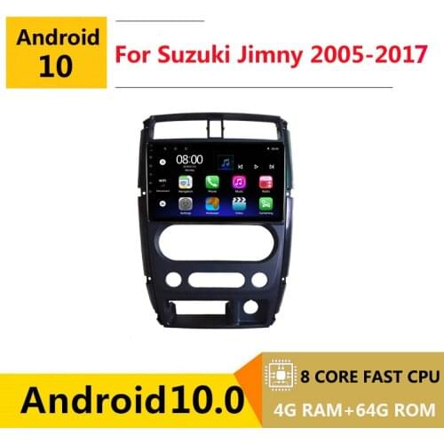 2 din 8 core android 10 car radio auto stereo for Suzuki Jimny 3 2005 2010 2012 2017 2019 navigation GPS DVD Multimedia Player